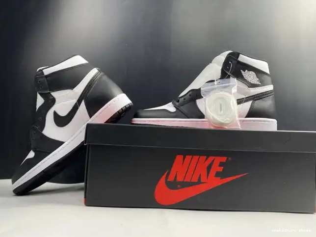 Cheap (2014) Retro Jordan Black White 555088-010 Air 1 0429